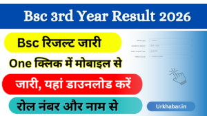 Bsc 3rd year Result 2026: Out (बीएससी थर्ड ईयर रिजल्ट 2026) जारी, किया जल्दी यहां से डाउनलोड करें